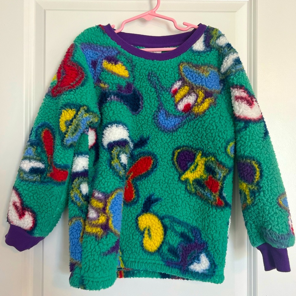 Disney Donald Duck fuzzy sweater